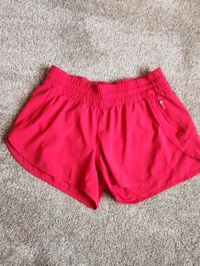 Lululemon athletica Red Women's Running Shorts
